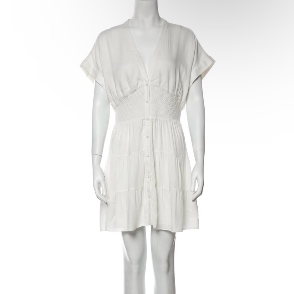 Alice + Olivia V-Neck Mini Dress